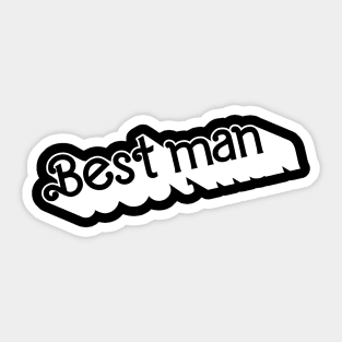 Best Man Sticker